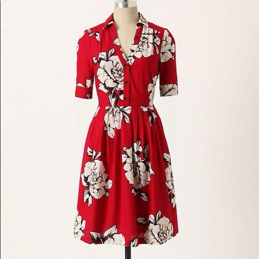 Vintage Anthro Dagmar Shirtdress
